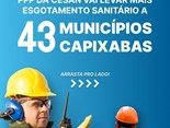 Cesan publica edital de PPP para ampliar esgotamento sanitário em 43 municípios capixabas